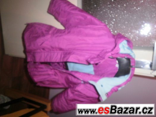 zimní dívčí dětská bunda  vel. 98  fialová