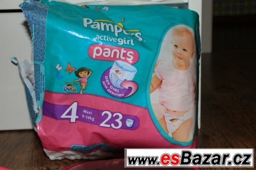 Pampers pleny pants girls 9-14kg