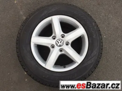 Alu kola original s pneu 95% na vw tuareg a dalsi...s pneu