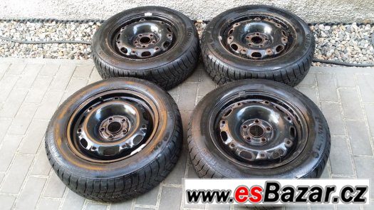 Zimní sada disky kola 5x100 185/60 R14 Škoda Fabia Roomster