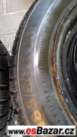 Zimní sada disky kola 5x100 185/60 R14 Škoda Fabia Roomster