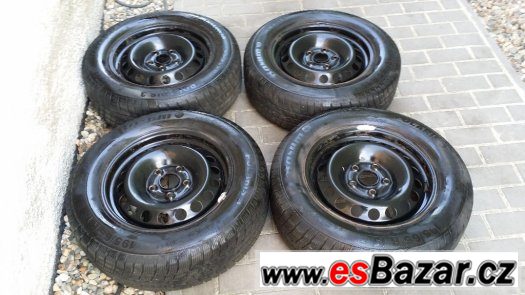 Zimní kola 5x112 195/65 R15 Škoda Octavia II Barum VW Golf