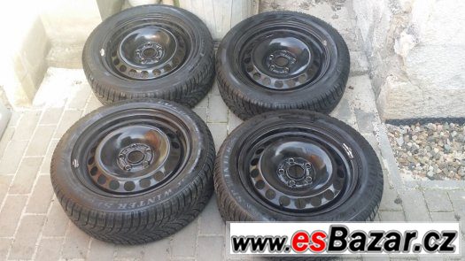 Zimní kola 5x112 205/55 R16 VW Passat Golf Touran Jetta