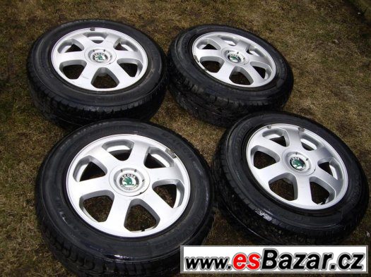 ALU zimní kola ori Škoda 15' 5x100 Octavia Rapid Fabia Room