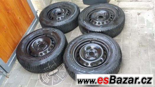 Zimní kola 5x112 195/65 R15 Škoda Octavia II VW Golf Touran