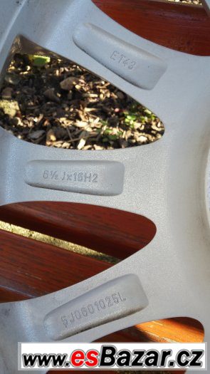 ORIG. ŠKODA COMET 6,5x16' 5x100/57,1mm ORIG. ŠKODA COMET 6,5x16' 5x100/57,1mm