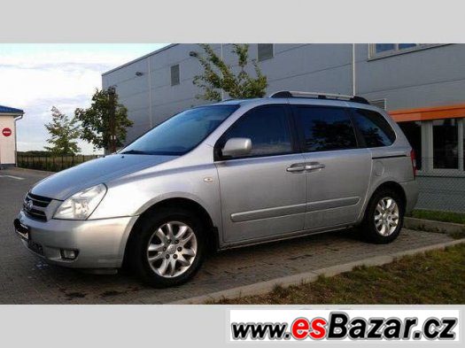 Kia CArnival 2,9 CRDi - spotřeba 7-8l, rodinné auto