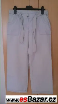 Sv. šedé kalhoty vel. L
