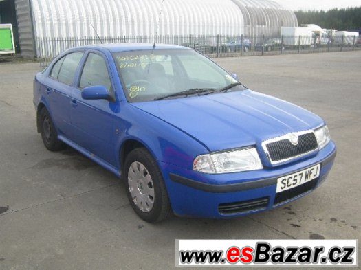 Octavia 1,9 TDI dovoz Anglie volant vpravo