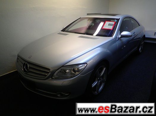 Mercedes Benz CL500 - rok 7/2008, nejeto 118 tis km