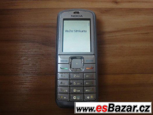 Prodám Nokii 6070 + nová baterie BL-5B, telefon jde zapnout,