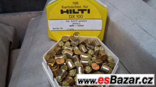 Nábojky Hilty DX100 ráže 6.3mm/100kus 1 krabička