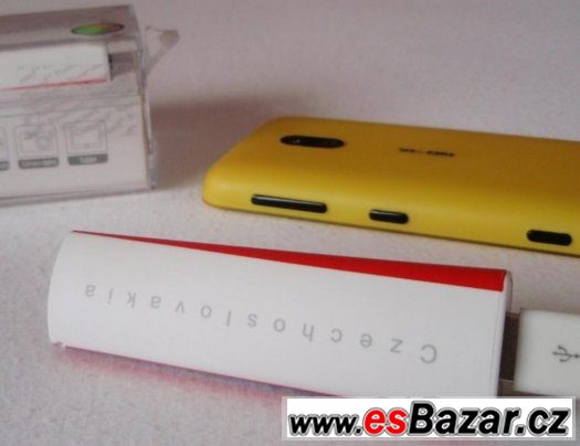 Přenosná power bank externí baterie pro mobil 2400mah cz/svk