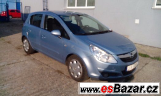 Opel Corsa 1.2i 16Vr.v.2007 odpočet DPH,78500bez DPH Opel Corsa 1.2i 16Vr.v.2007 odpočet DPH,78500bez DPH