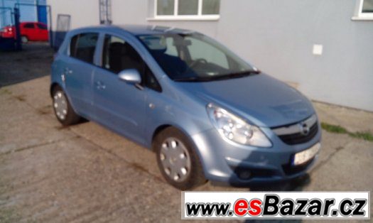 Opel Corsa 1.2i 16Vr.v.2007 odpočet DPH,78500bez DPH