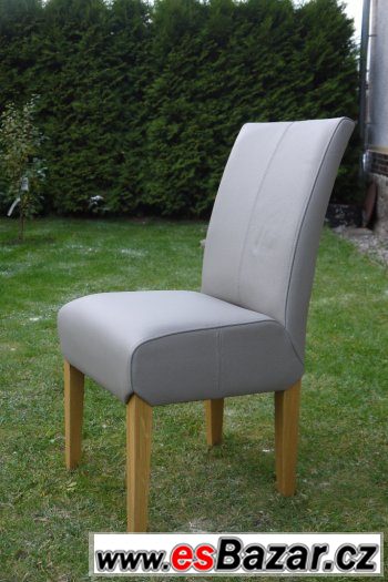 Jídelní židle Freya šedá - masiv: