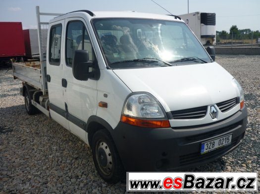 RENAULT MASTER 2,5 DCI 7 míst + sklápěč