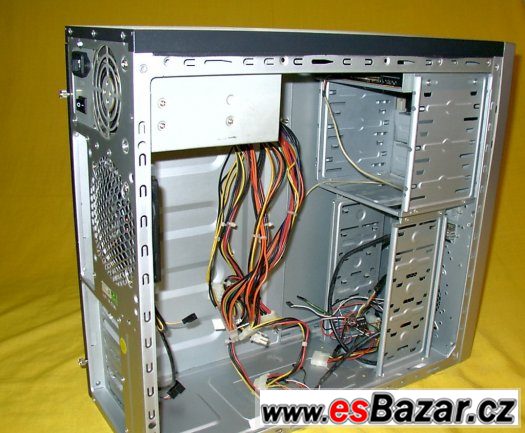 PC skříň+zdroj 300W+DVD RW mechanika-prodám.