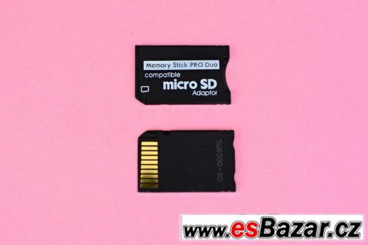 Memory Stick pro duo redukce sd sdhc karet