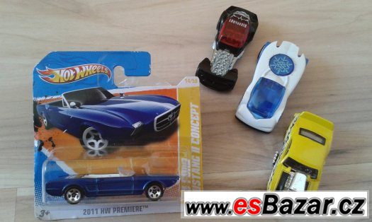 Hot Wheels 4 auta, výrobce Mattel