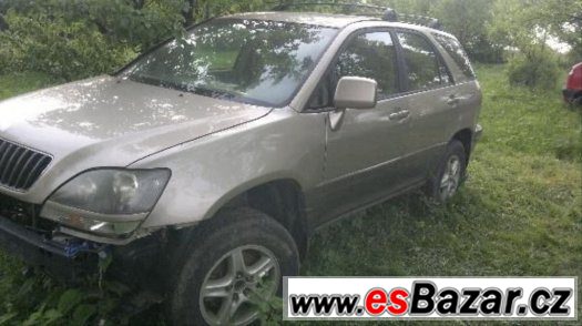 Prodám LEXUS RX 300 bez motoru(zadřený)