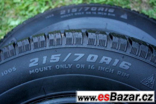 zimní pneu COOPER DISCOVERER M+S 215/70 R16 100 S vzorek6mm