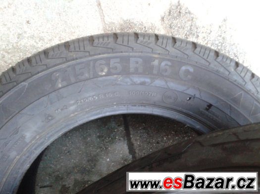 zimní Continental VancoWinter2 215/65 R16 C  vzorek 5,5 mm