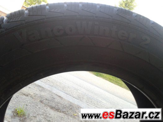 zimní Continental VancoWinter2 215/65 R16 C vzorek 5,5 mm zimní Continental VancoWinter2 215/65 R16 C vzorek 5,5 mm