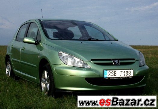 Peugeot 307 2.0HDi-66kw,12/2001,digi klima,6x airbag,původČR