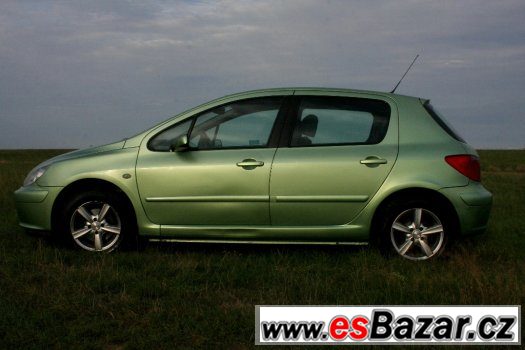 Peugeot 307 2.0HDi-66kw,12/2001,digi klima,6x airbag,původČR