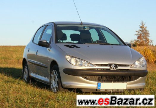 Peugeot 206 1.4HDi-50kw, 2005, klima, 6x airbag,nová STK