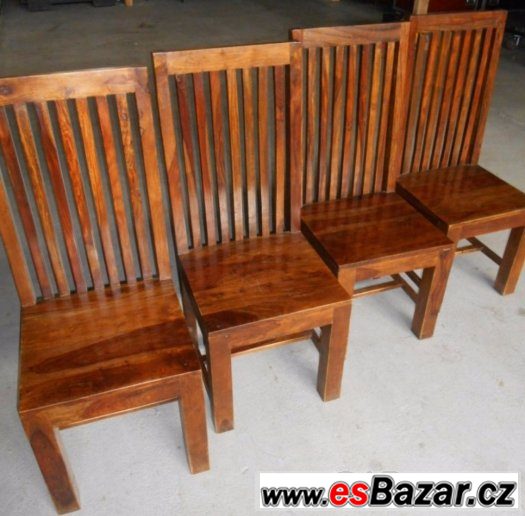 Dřevěná Židle Masiv - vysoké opěradlo