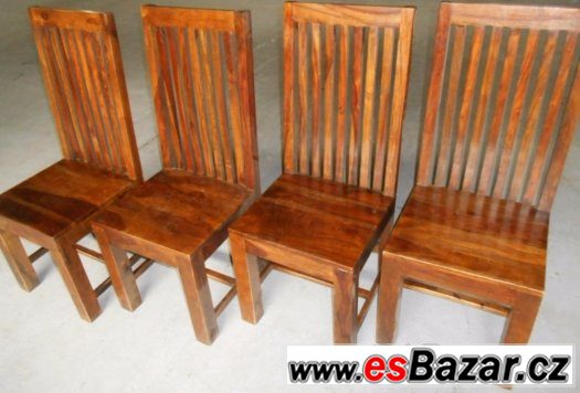 Dřevěná Židle Masiv - vysoké opěradlo