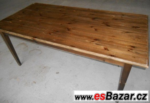 Dřevěný jídelní stůl 180 x 90 cm