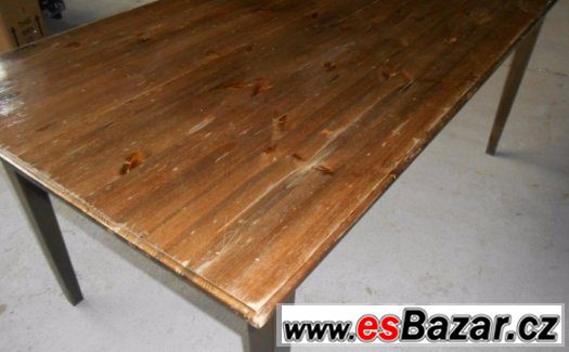 Dřevěný jídelní stůl 180 x 90 cm