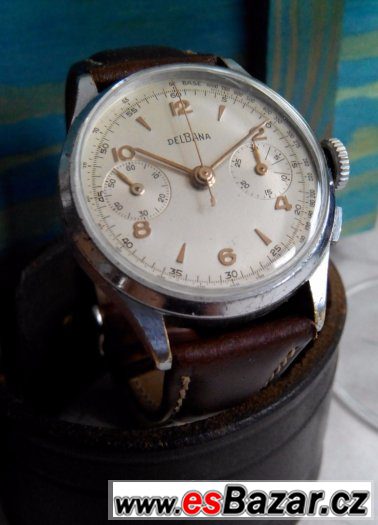 Hodinky DELBANA Chronograph, Landeron Caliber 48