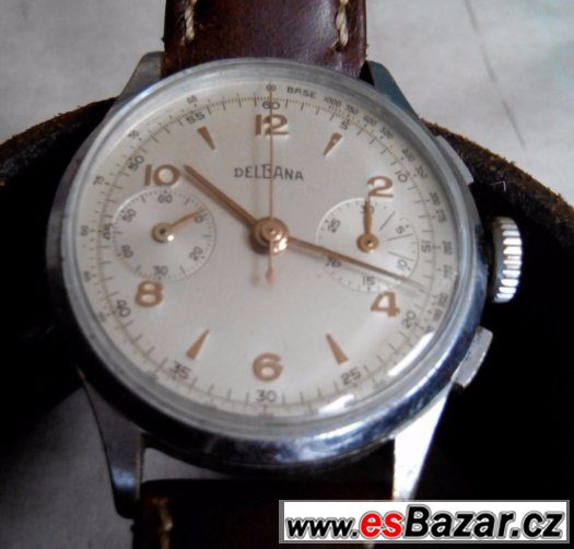 Hodinky DELBANA Chronograph, Landeron Caliber 48