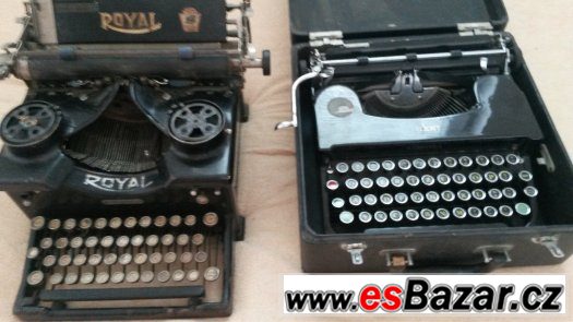 Psaci stroj Corona a Royal