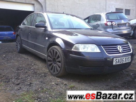 VW Passat 1.9 TDI 96 kw/130 k AWX sedan, černá met.