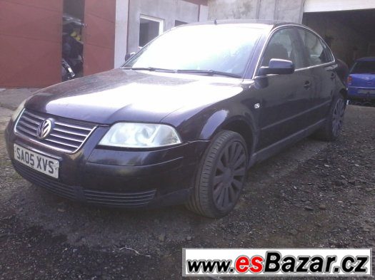 VW Passat 1.9 TDI 96 kw/130 k AWX sedan, černá met.