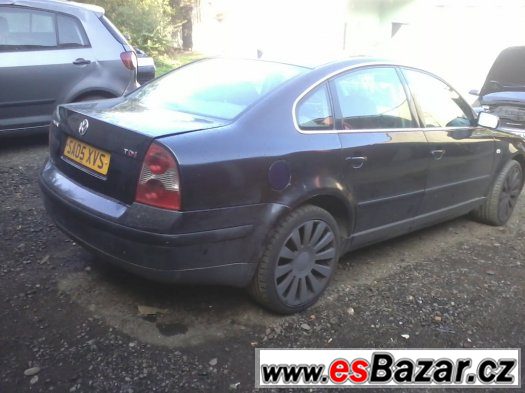 VW Passat 1.9 TDI 96 kw/130 k AWX sedan, černá met.