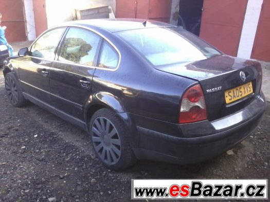 VW Passat 1.9 TDI 96 kw/130 k AWX sedan, černá met.