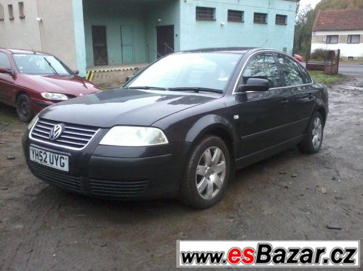 VW Passat 1.9 TDI 96 kw/130 k AVF sedan, černá met.