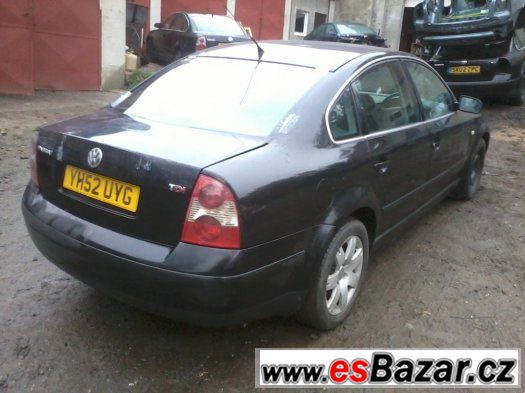 VW Passat 1.9 TDI 96 kw/130 k AVF sedan, černá met.