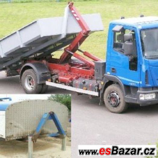 10t kontejner Iveco na 5t +cisterna PHM 4m3 ADR3