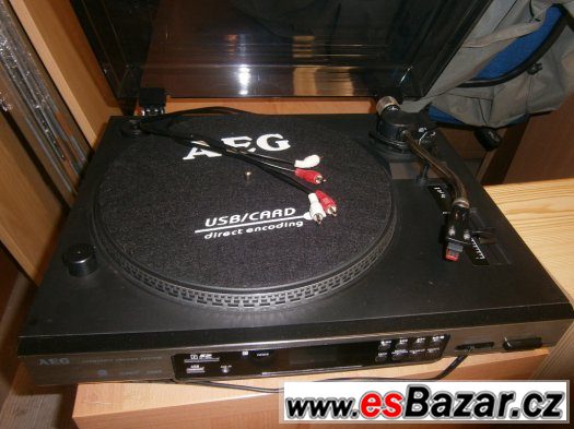Gramofon AEG MC 4420 s nahráváním na USB