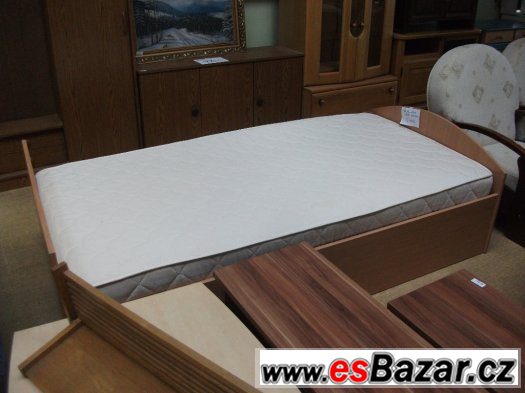 postel-ram-matrace-100x200cm-sleva-na-2600-kc