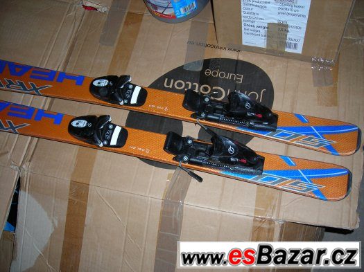 Prodám carvingové lyže zn.HEAD 107cm+ boty zn.NORDICA č.22,5