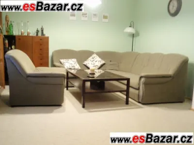 rozkládací rohová sedací souprava