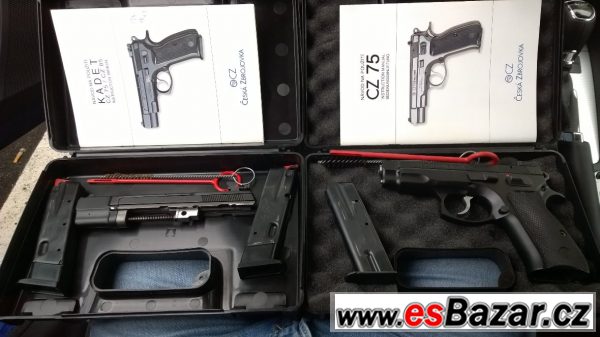 Prodám CZ 75 Compact + Kadet 22Lr